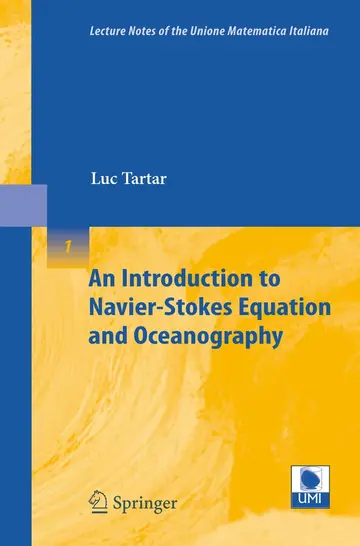 Cover of An Introduction to Navier Stokes Equation and Oceanography (pb 2006)
