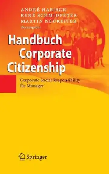 Cover of Handbuch Corporate Citizenship