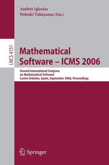 Cover of Mathematical Software - ICMS 2006