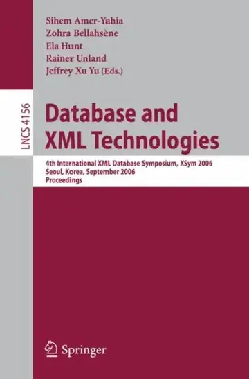 Cover of Database and XML Technologies
