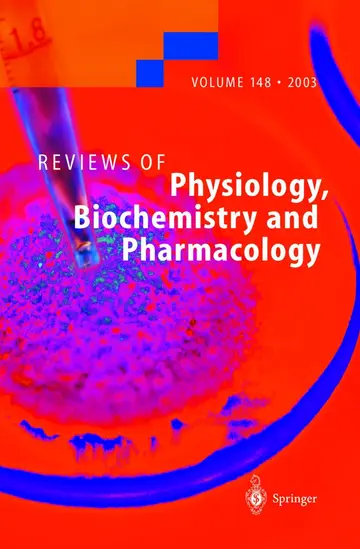 Cover of Reviews of Physiology, Biochemistry and Pharmacology