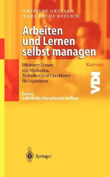 Cover of Arbeiten Und Lernen Selbst Managen