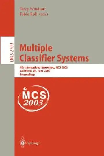 Cover of Multiple Classifier Systems