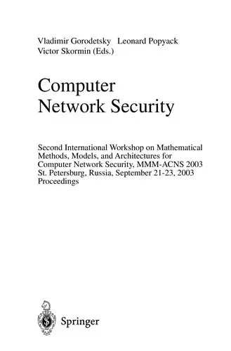 Cover of Computer Network Security