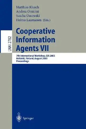 Cover of Cooperative Information Agents VII