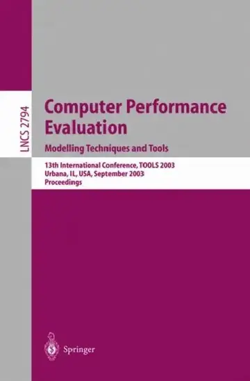 Cover of Computer Performance Evaluation. Modelling Techniques and Tools
