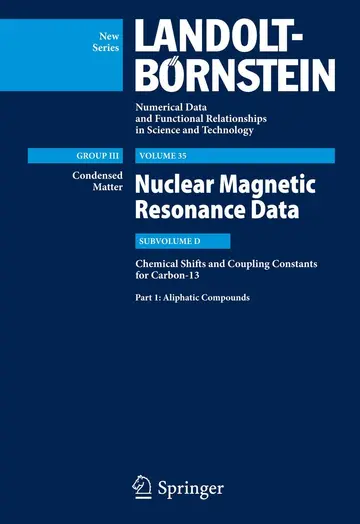 Cover of Chemical Shifts and Coupling Constants for Flourine, Nitrogen