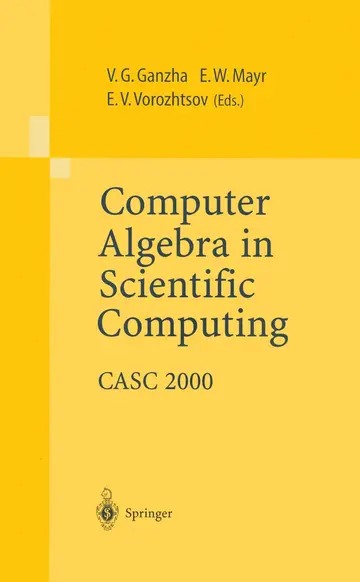 Cover of Computer Algebra in Scientific Computing