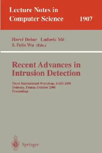 Cover of Recent Advances in Intrusion Detection