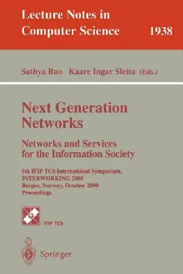 Cover of Next Generation Networks. Networks and Services for the Information Society