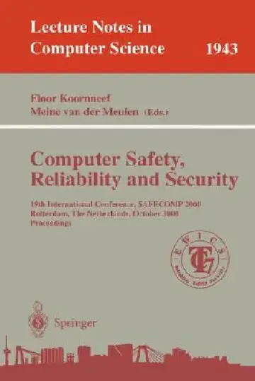 Cover of Computer Safety, Reliability, and Security