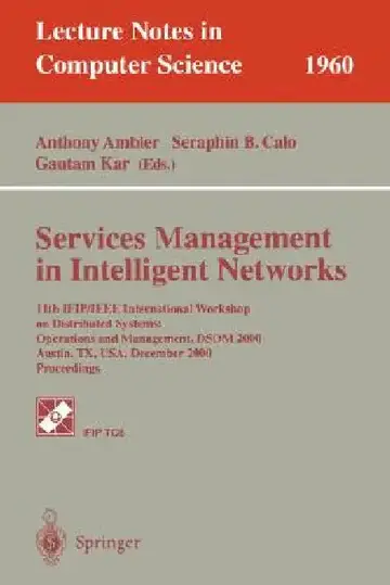 Cover of Services Management in Intelligent Networks