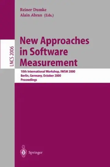 Cover of New Approaches in Software Measurement
