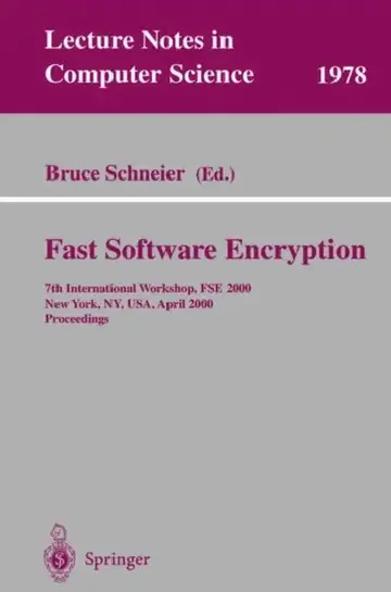 Cover of Fast Software Encryption