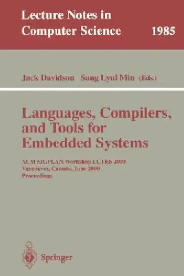 Cover of Languages, Compilers, and Tools for Embedded Systems