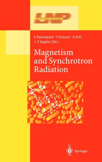 Cover of Magnetism and Synchrotron Radiation