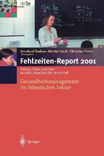Cover of Fehlzeiten-Report 2001
