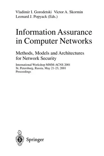 Cover of Information Assurance in Computer Networks