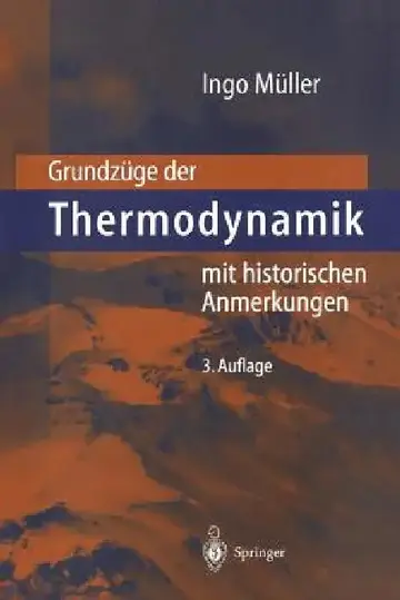 Cover of Grundzüge Der Thermodynamik