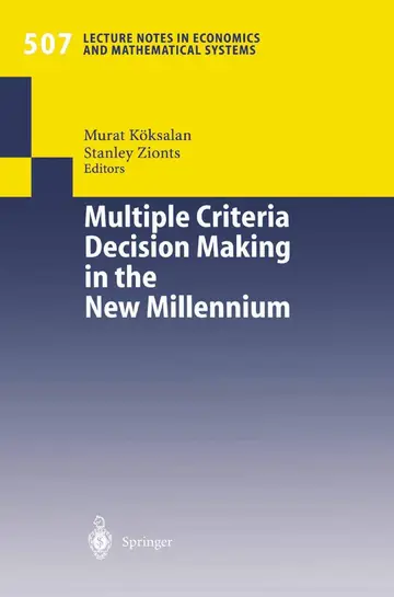 Cover of Multiple Criteria Decision Making in the New Millennium