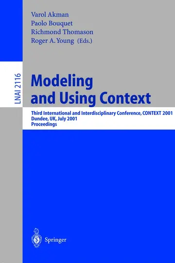 Cover of Modeling and Using Context