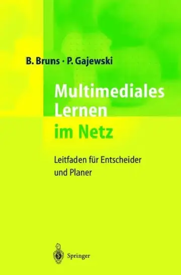Cover of Multimediales Lernen Im Netz