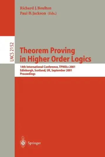 Cover of Theorem Proving in Higher Order Logics