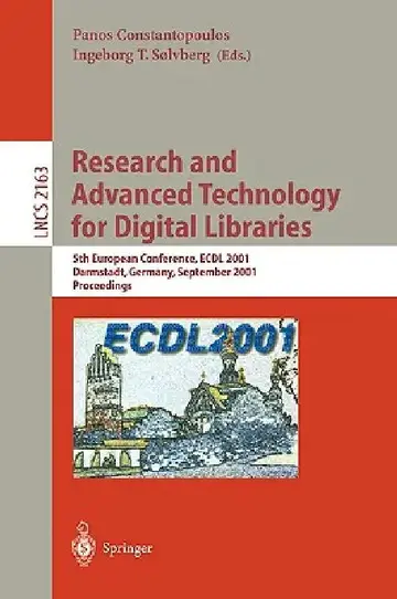 Cover of Research and Advanced Technology for Digital Libraries