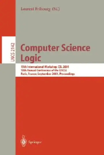 Cover of Computer Science Logic