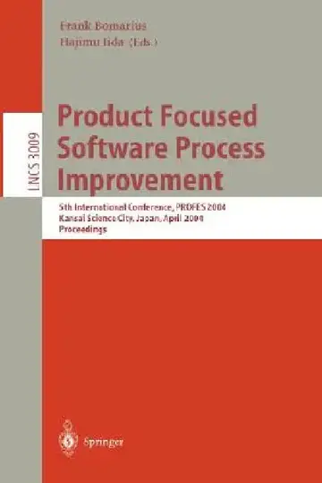 Cover of Product Focused Software Process Improvement