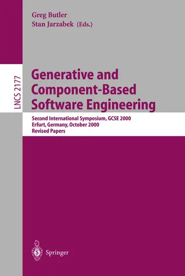 Cover of Generative and Component-Based Software Engineering