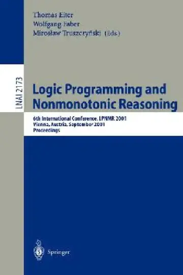 Cover of Logic Programming and Nonmonotonic Reasoning
