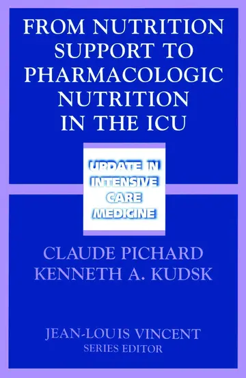 Cover of From Nutrition Support to Pharmacologic Nutrition in the Icu
