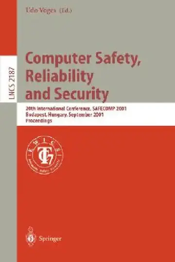 Cover of Computer Safety, Reliability and Security