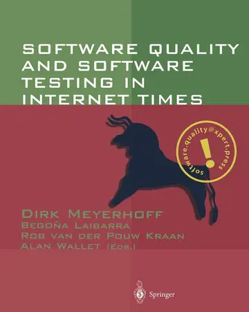 Cover of Software Quality and Software Testing in Internet Times