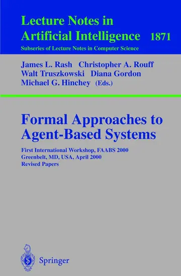 Cover of Formal Approaches to Agent-Based Systems