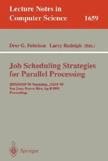 Cover of Job Scheduling Strategies for Parallel Processing