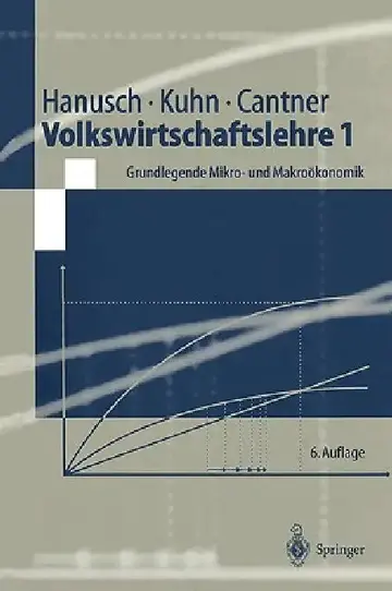 Cover of Volkswirtschaftslehre 1