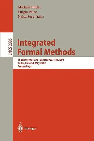 Cover of Integrated Formal Methods