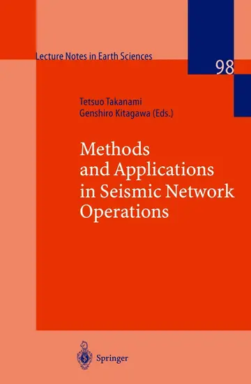 Cover of Methods and Applications of Signal Processing in Seismic Network Operations