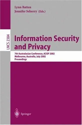 Cover of Information Security and Privacy