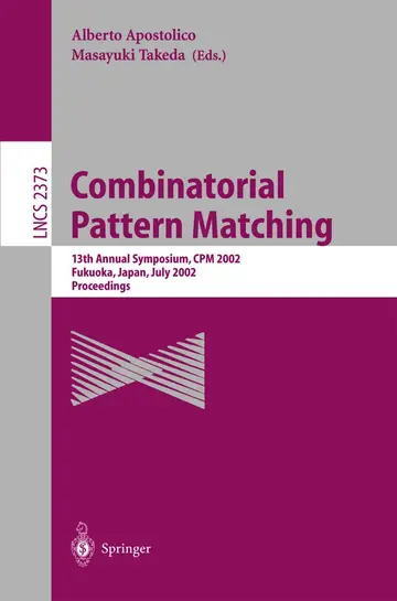 Cover of Combinatorial Pattern Matching