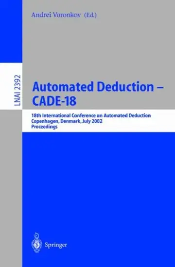 Cover of Automated Deduction - Cade-18