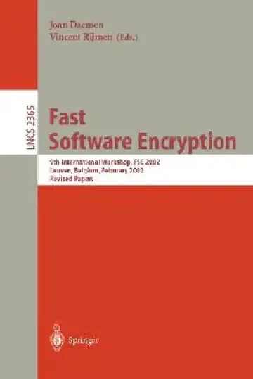 Cover of Fast Software Encryption