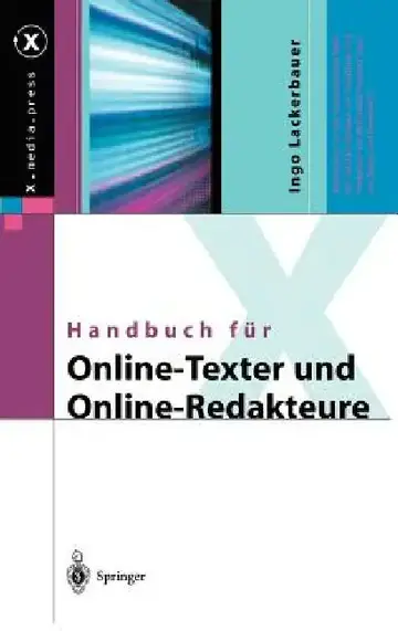 Cover of Handbuch Für Online-Texter Und Online-Redakteure