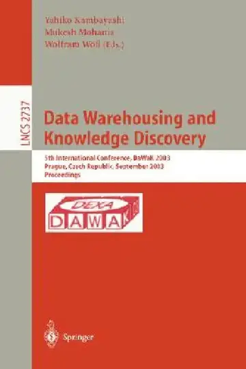 Cover of Data Warehousing and Knowledge Discovery