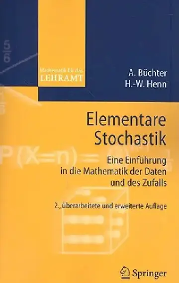 Cover of Elementare Stochastik