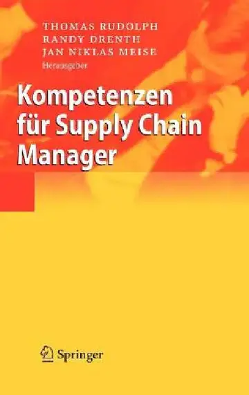 Cover of Kompetenzen Für Supply Chain Manager