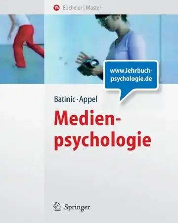 Cover of Medienpsychologie