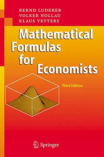 Cover of Mathematical Formulas for Economists